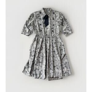 Vintage Lorac Originals Lady Carol Pewter Paisley Dress